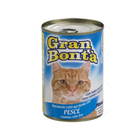 Vlažna hrana za mačke Gran Bonta riba 400gr